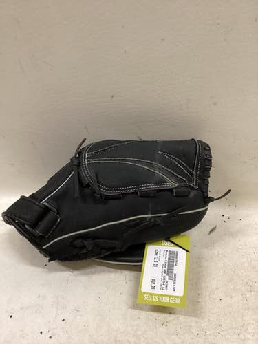 Used Mizuno FINCH GPP 1257D4 RH Throw Fastpitch Gloves Black 12 1/2" 11725-S000497534