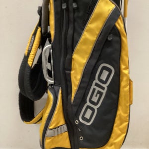 Used Ogio BURN Mens Stand Bag Yellow 11725-S000498856
