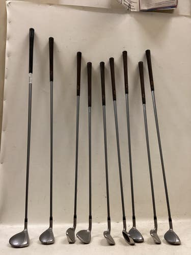 Used Taylormade MISCELA Womens Package Set RH Charcoal 9 Piece 11725-S000498578