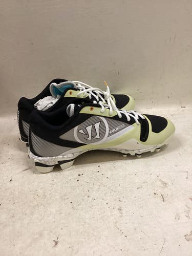 Used Warrior LAX Cleats Mens Grey And White Senior 10.5 11725-S000498718