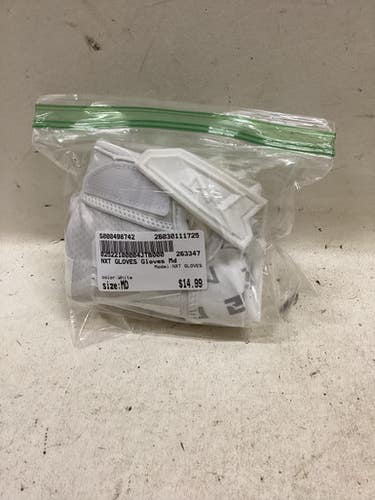 Used NXT GLOVES FB Gloves White MD 11725-S000498742