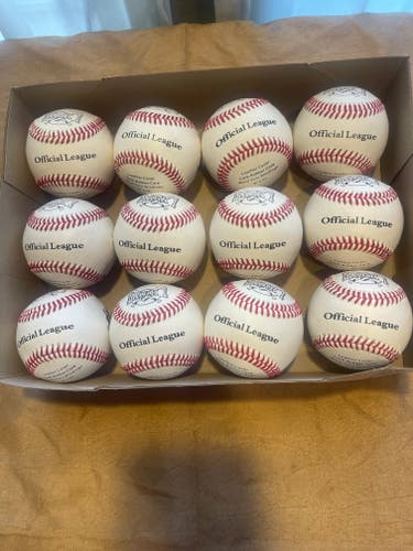 Rawlings Baseballs 12 Pack (1 Dozen) (New)