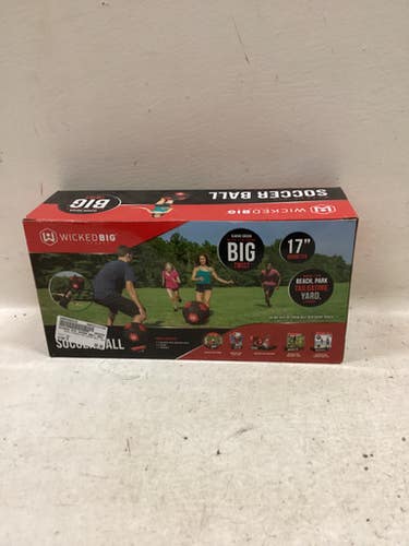 Used WICKED BIG SOCER BALL NEW Soccer Balls Other Red 5 11725-S000498432