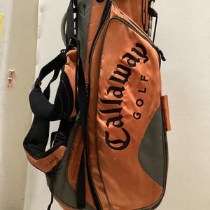 Used Callaway WARBIRD X Mens Stand Bag Orange 11725-S000498449