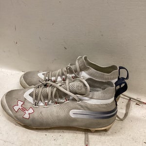 Used Under Armour SPOTLIGHT LAX Cleats Mens White Senior 11 11725-S000498458