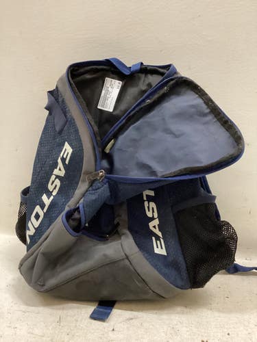 Used Easton BACK PACK - BLUE BB/SB Player Backpack Navy Blue 11725-S000498542