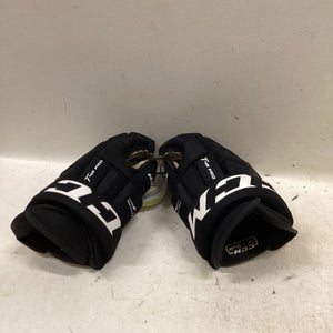 Used CCM T4R PRO Senior Gloves Black 14" 11725-S000496589