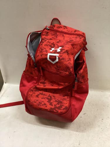 Used Under Armour 4 BAT BACKPACK BB/SB Player Backpack Red 11725-S000497278