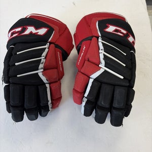 Adult Size 13 Inch CCM JETSPEED FT 370 Ice Hockey Player Gloves.