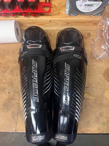 Senior Bauer Supreme S190 17" Shin Pads (New)