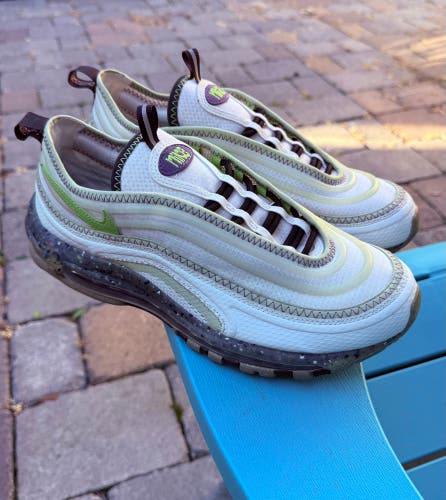 Mens Nike Air Max 97 Terrascape Phantom Vivid Green Athletic Sneakers US Sz 10.5
