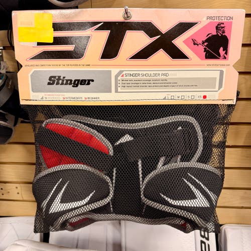 XS Youth STX Stinger Shoulder Pads (New)