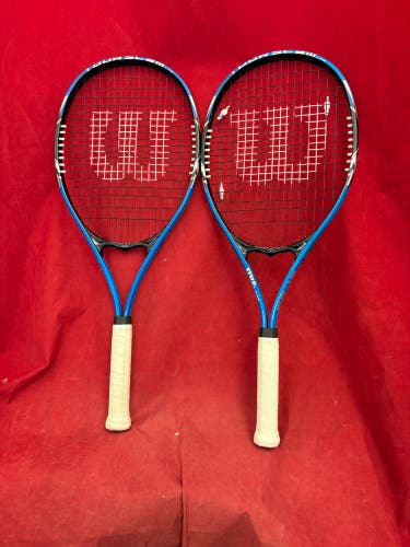 New, Tennis Racquets: Wilson Tour Slam. Grip 4 3/8, head size: 110” Two racquets