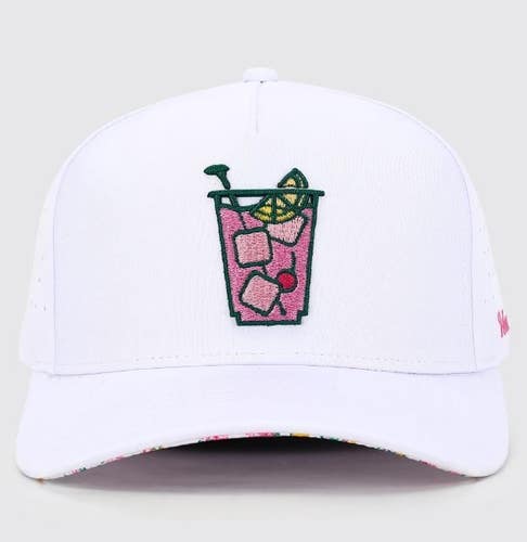 Waggle Azalea Collection The Signature Snapback Golf Hat Cap One Size White NEW