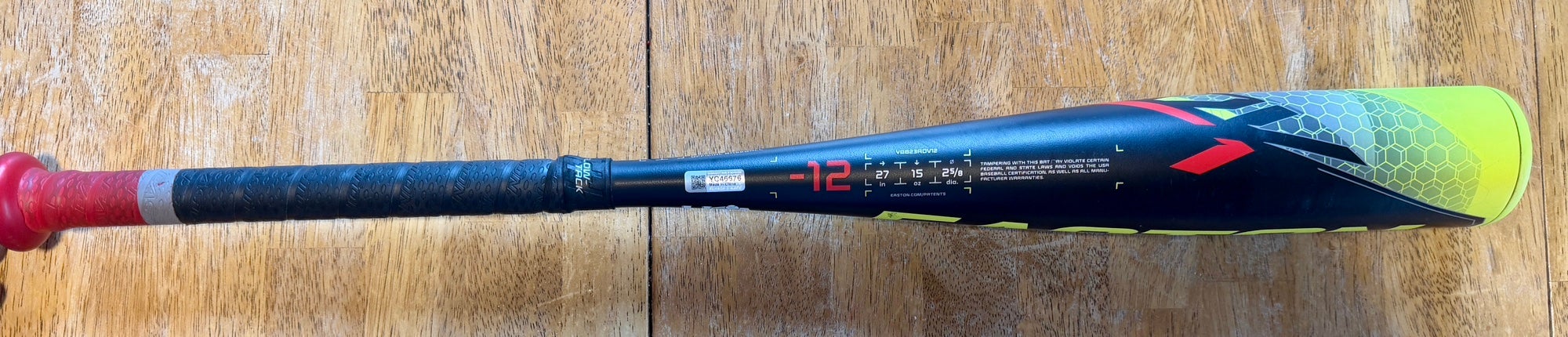 2023 Easton ADV1 Composite USABat Certified Bat (-12) 15 oz 27" (Used)