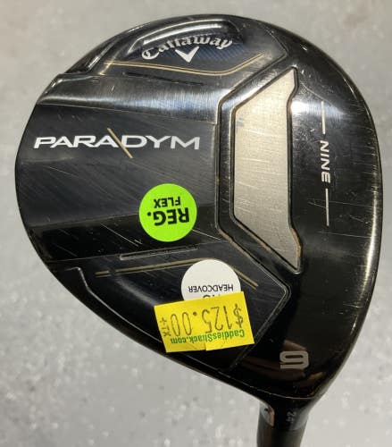 Callaway PARADYM 24 #9 Fairway Wood 41.5" HZRDUS 5.5 Regular Flex Graphite RH