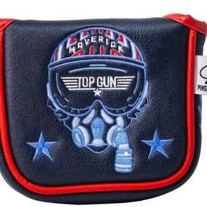 Pins and Aces Top Gun Maverick Magnetic Mallet Putter Cover Headcover NEW
