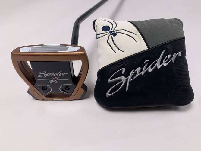 TaylorMade Spider X Copper Putter 34" SuperStroke Pistol GTR 1.0 Mens RH HC