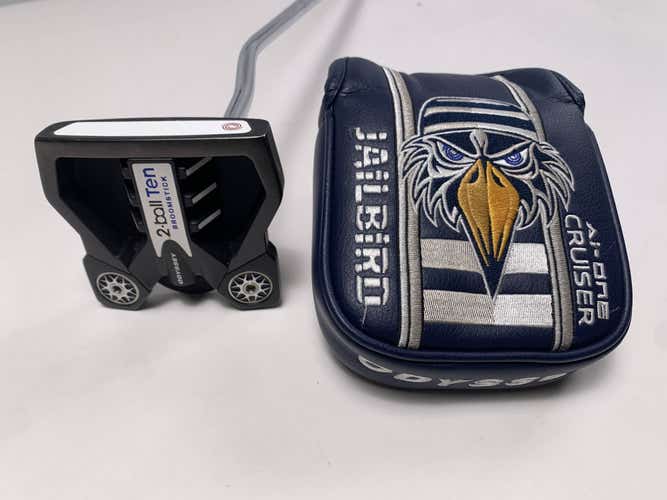 Odyssey 2-Ball Ten Lined Broomstick Putter 48" Mens RH HC