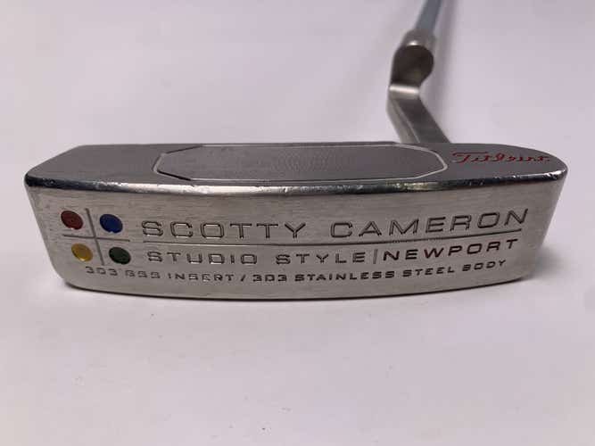 Scotty Cameron Studio Style Newport Putter 35" SuperStroke Pistol 2.0 Mens RH