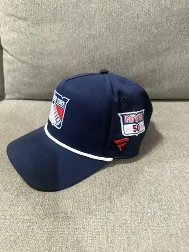 Will Cuylle 50 New York Rangers Fanatics Authentic Pro HAT Player Issue Used
