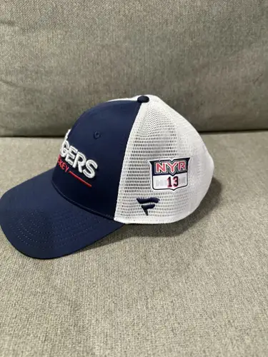 Alexis Lafreniere 13 New York Rangers Fanatics Authentic Pro HAT Player Issue Used