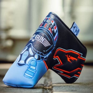 Pins and Aces Top Gun Maverick Magnetic Blade Putter Cover Headcover NEW