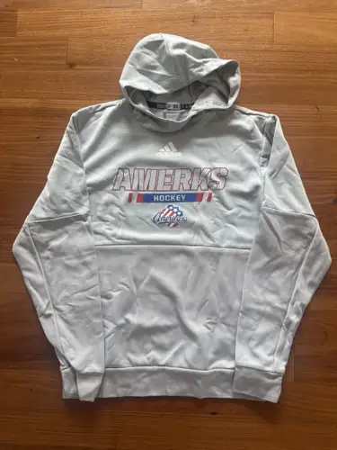 Matthew Savoie 93 Rochester Americans Adidas Authentic Pro Hoodie Player Issued M
