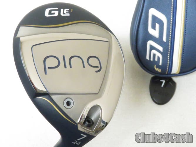 PING Womens G Le3 Fairway 24  7 Wood ULT 250 LITE Ladies +Cover   MINT