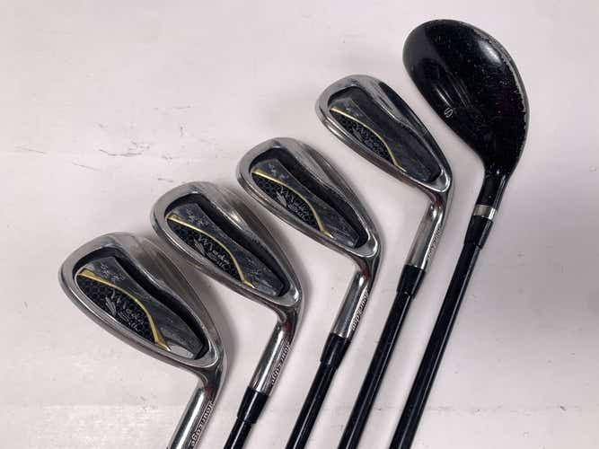 Tour Edge Moda Silk Iron Set 6H-7-PW+SW Ladies Graphite Womens RH NO 9 IRON