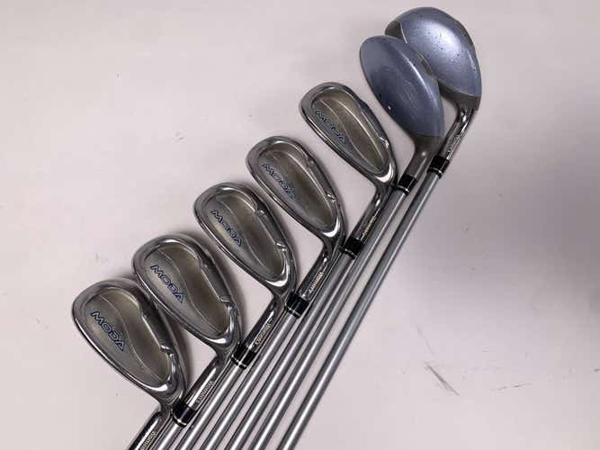 Tour Edge Moda Iron Set 7-PW+SW Ladies Graphite Womens RH