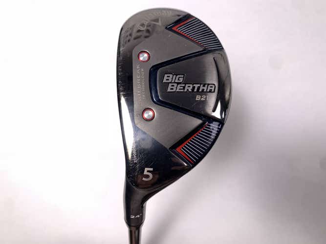Callaway Big Bertha B21 5 Hybrid 24* RCH 65 Regular Graphite Mens LH