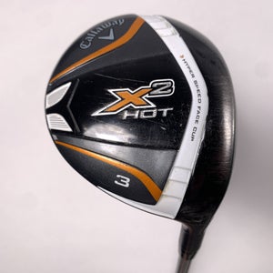 Callaway X2 Hot 3 Fairway Wood 15* Matrix HD Radix S IV Regular Graphite Mens RH