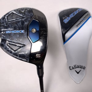 Callaway Paradym Ai Smoke Max D 5 Fairway Wood 18* Cypher 5.5 50g Regular RH HC