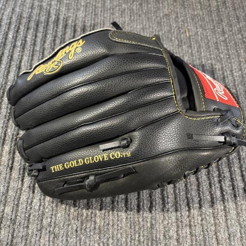 Rawlings Play Maker Series Black Leather RHT 12" Baseball Glove PM1200B
