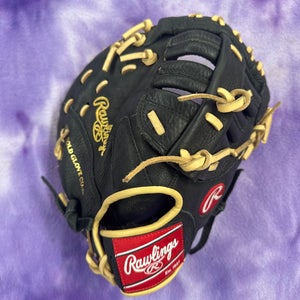 Black Rawlings Highlight Series RH First Base Baseball Glove 11.5" (Used)