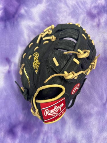 Black Rawlings Highlight Series RH First Base Baseball Glove 11.5" (Used)