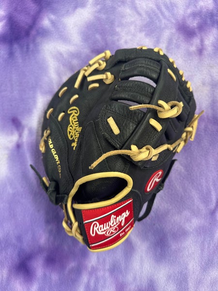 Black Rawlings Highlight Series RH First Base Baseball Glove 11.5" (Used)