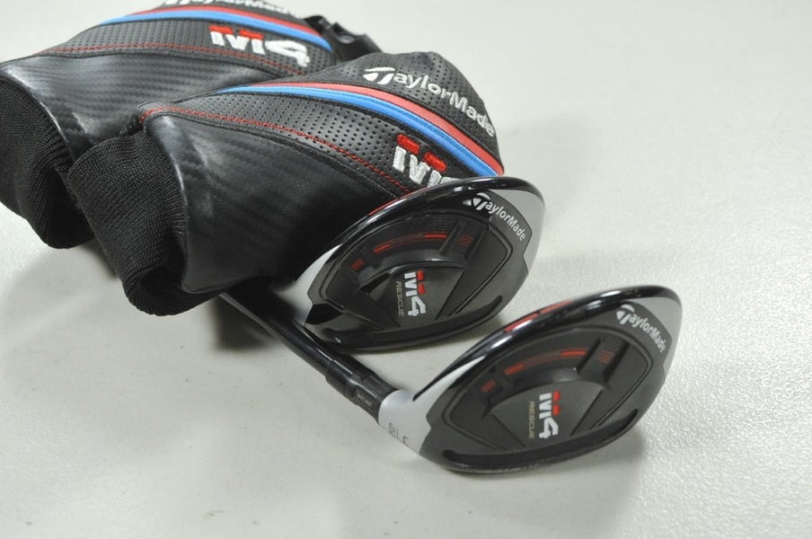 TaylorMade M4 Rescue 4 and 5 Hybrid Set Stiff Flex RH Atmos 7 Graphite # 212422