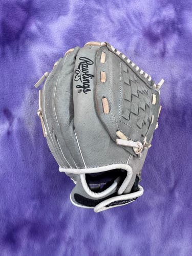 Gray Rawlings Highlight RH Softball Glove 12.5" (Used)