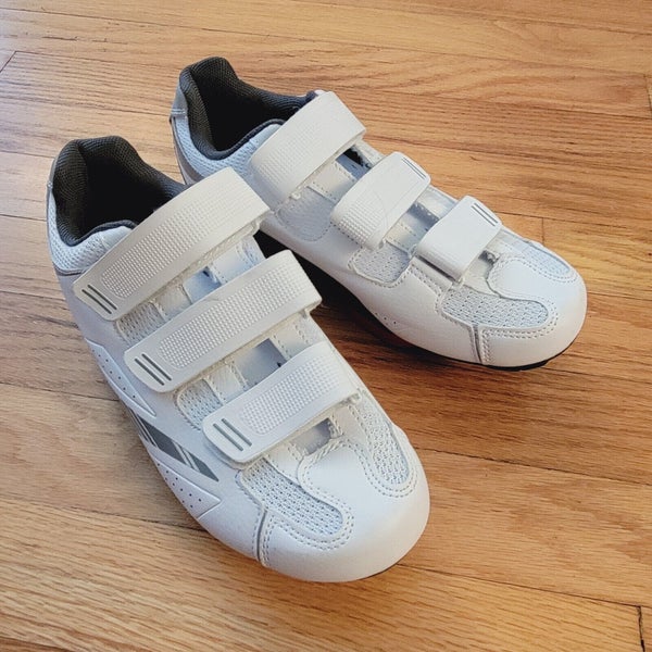 Tommaso Women's Pista 100 Indoor/Road Cycling Shoe White/Gray US 7.5 EU 38