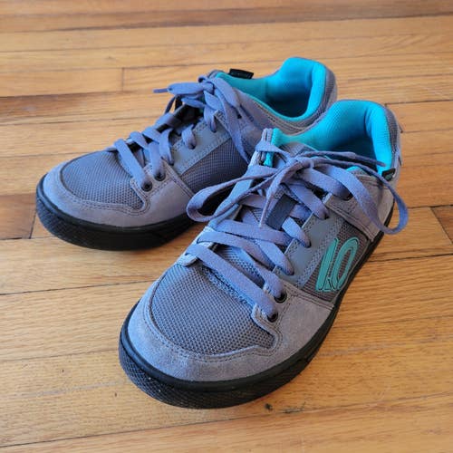 5.10 Five Ten Freerider Shoes Womens  Grey Blue Mountain Bike Low US 9 / EU 41.5