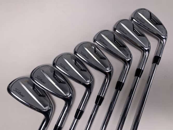 Titleist T200 2021 Iron Set 5-PW+AW True Temper AMT Black S300 Stiff Steel RH