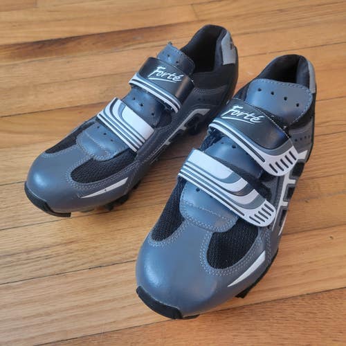 Forte CR210 Mens Gray Cycling Bike Shoes Size US 7 / EU 40