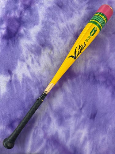 2024 Victus Vibe Alloy Bat USABat Certified (-10) Alloy 18 oz 28" (Used)