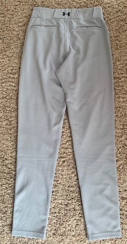 Gray Men's Small Adult Under Armour Game Pants (New)