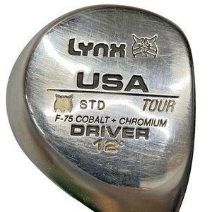 Lynx USA STD Tour F-75 Driver 12* Men's RH Regular Graphite 43" Original Grip