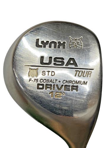 Lynx USA STD Tour F-75 Driver 12* Men's RH Regular Graphite 43" Original Grip