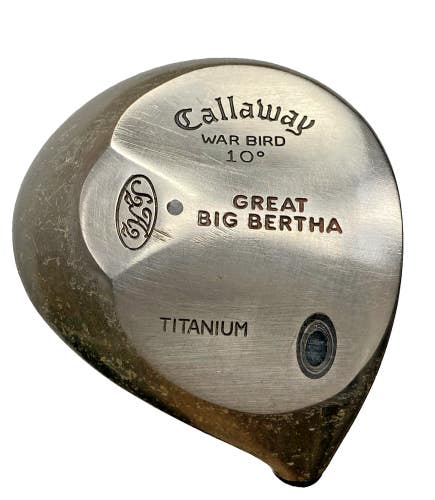 Callaway Great Big Bertha Ti War Bird Driver 10* S2H2 RH UL Stiff Graphite 44.5"