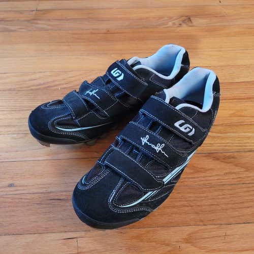 Louis Garneau Ergo Grip Black Turquoise Cycling Shoes Women’s US 12 / EU 44